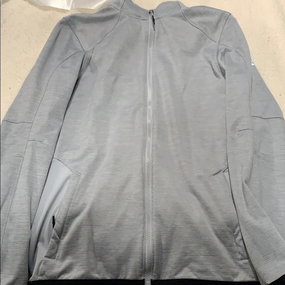 Grey zip up under armor